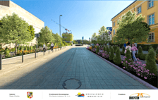Zielona ulica Zamkowa - wizualizacja