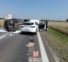 <p>Poważny wapadek na trasie DK 5 - 14 sierpnia</p>