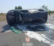 <p>Poważny wapadek na trasie DK 5 - 14 sierpnia</p>