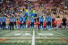 Mecz Panthers Wrocław - Munich Ravens na Stadionie Olimpijskim. Zdjęcia z meczu oraz kibiców, 16 sierpnia 2025 r.