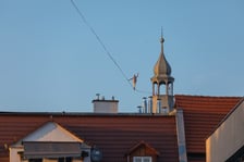 Popisy artystów sztuki cyrkowej podczas festiwalu OFCA w Oleśnicy 2025