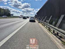 <p>Wypadek na AOW - zderzyły się trzy samochody (24 sierpnia)</p>