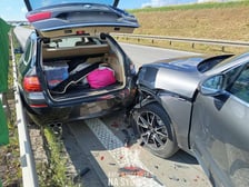 Pod Wrocławiem zderzyły się trzy samochody, 31.08.2025