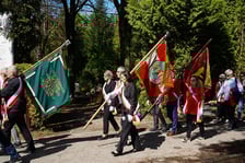 <p>Pogrzeb Bronisława Zatheya na Cmentarzu Grabiszyńskim 12 września</p>