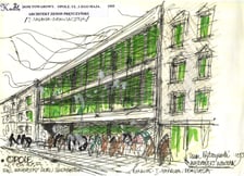 <p>Dom towarowy w Opolu - projekt konkursowy z 1959 roku</p>