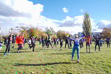 <p>Halloweenowy bieg Radia Wrocław. Park Skowroni, 26.10.2025</p>