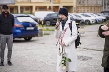 Dni Queerstorii we Wrocławiu przy ul. Jedności Narodowej, wmurowanie kamienia Poguntke, Kipke.