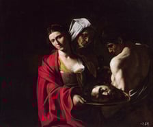 <p>Caravaggio, &bdquo;Salome z głową Jana Chrzciciela&rdquo;, olej na pł&oacute;tnie 116 x 140 cm, ok. 1609 (Caravaggio namalował dwie wersje tej sceny)</p>