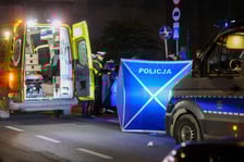 <p>Potrącenie pieszego na Zamkowej - akcja służb, 6 listopada</p>