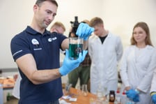 Spotkanie z polskim astronautą dr Sławoszem Uznańskim-Wiśniewskim na Uniwersytecie medycznym we Wrocławiu, 12 listopada 2025