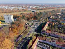 Pętla "Sępolno" z lotu ptaka