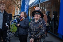 <p>Uroczystość nadania tramwajowi MPK Wrocław imienia Wojciecha Jerzego Hasa &ndash; Wanda Ziembicka-Has&nbsp;</p>