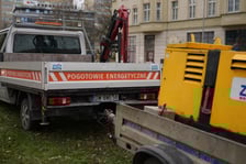 Prace przy naprawie szyn na ul. Legnickiej, 20.11.2025