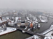 Widok na Ostrów Tumski we Wrocławiu