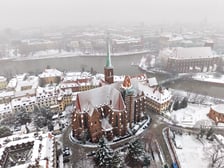 Widok na Ostrów Tumski we Wrocławiu