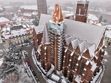 Widok na Ostrów Tumski we Wrocławiu