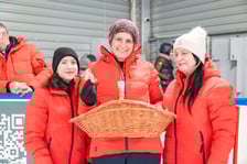 Andrzejki na lodowisku przy ul. Spiskiej we Wrocławiu