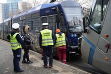 Awaria tramwaju linii nr 20 na Podwalu