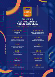 Grudzień na Tarczyński Arenie Wrocław [PROGRAM]