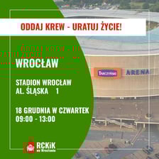 Grudzień na Tarczyński Arenie Wrocław [PROGRAM]