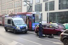 <p>Wypadek na ul. Piłsudskiego - 3 grudnia 2025</p>