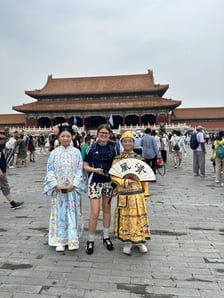 13-letnia Joanna Gubała podczas podróży po Chinach