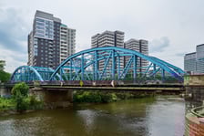 Most Sikorskiego latem 2025 roku