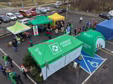 Piknik w PSZOK-u pod hasłem „Wesołych Segregacji i Szczęśliwego Upcyclingu” zorganizowany przez spółkę Ekosystem