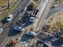 Budowa trasy autobusowo-tramwajowej na ulicy Bardzkiej - zdjęcie z 9 grudnia