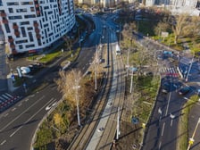 Budowa trasy autobusowo-tramwajowej na ulicy Bardzkiej - zdjęcie z 9 grudnia