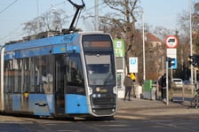 Od poniedziałku 15 grudnia tramwaje jeżdżą normalnie na Gaj i wróciły na Tarnogaj. Zdjęcie z 15 grudnia