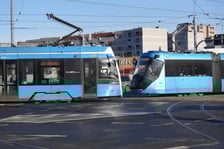 Od poniedziałku 15 grudnia tramwaje jeżdżą normalnie na Gaj i wróciły na Tarnogaj. Zdjęcie z 15 grudnia