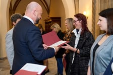 Uroczystość złożenia ślubowania i wręczenia aktów nadania stopnia awansu zawodowego nauczyciela mianowanego - 11.12.2025