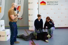 Bezpieczny Wrocław w szkołach - szkolenie w XVI LO przy ul. Reja