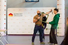 Bezpieczny Wrocław w szkołach - szkolenie w XVI LO przy ul. Reja