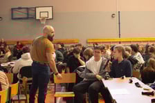 Bezpieczny Wrocław w szkołach - szkolenie w XVI LO przy ul. Reja