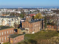 Zabudowania dawnej cukrowni Klecina, grudzień 2025