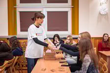 Szkolenie w ramach programu "Bezpieczny Wrocław" w I LO we Wrocławiu