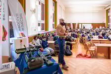 Szkolenie w ramach programu "Bezpieczny Wrocław" w I LO we Wrocławiu