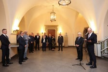 <p>Uroczystość odsłonięcia popiersia prof. Alzheimera w Ratuszu</p>