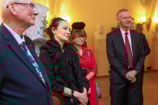 <p>Uroczystość odsłonięcia popiersia prof. Alzheimera w Ratuszu</p>