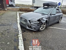 Uszkodzone samochody na A4, 20.12.2025 r.