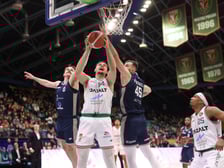 Mecz Orlen Basket Ligi - Śląsk Wrocław - Dziki Warszawa w hali Orbita (23 grudnia 2025 r.).