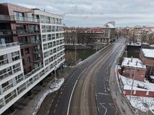 Opustoszały Wrocław w noworoczne przedpołudnie 1 stycznia 2026 roku