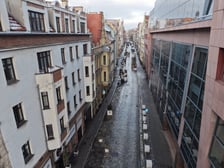 Opustoszały Wrocław w noworoczne przedpołudnie 1 stycznia 2026 roku