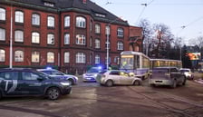 <p>Zderzenie samochodu z tramwajem, 08.01.2026</p>