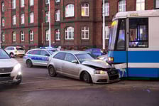 <p>Zderzenie samochodu z tramwajem, 08.01.2026</p>