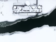 Stacja arktyczna. A może dom na wodzie przy Wybrzeżu Słowackiego