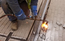 Naprawa torowiska przy ul. Legnickiej