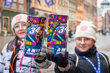 <p>Ula i Martyna, 34. Finał WOŚP na wrocławskim Rynku</p>